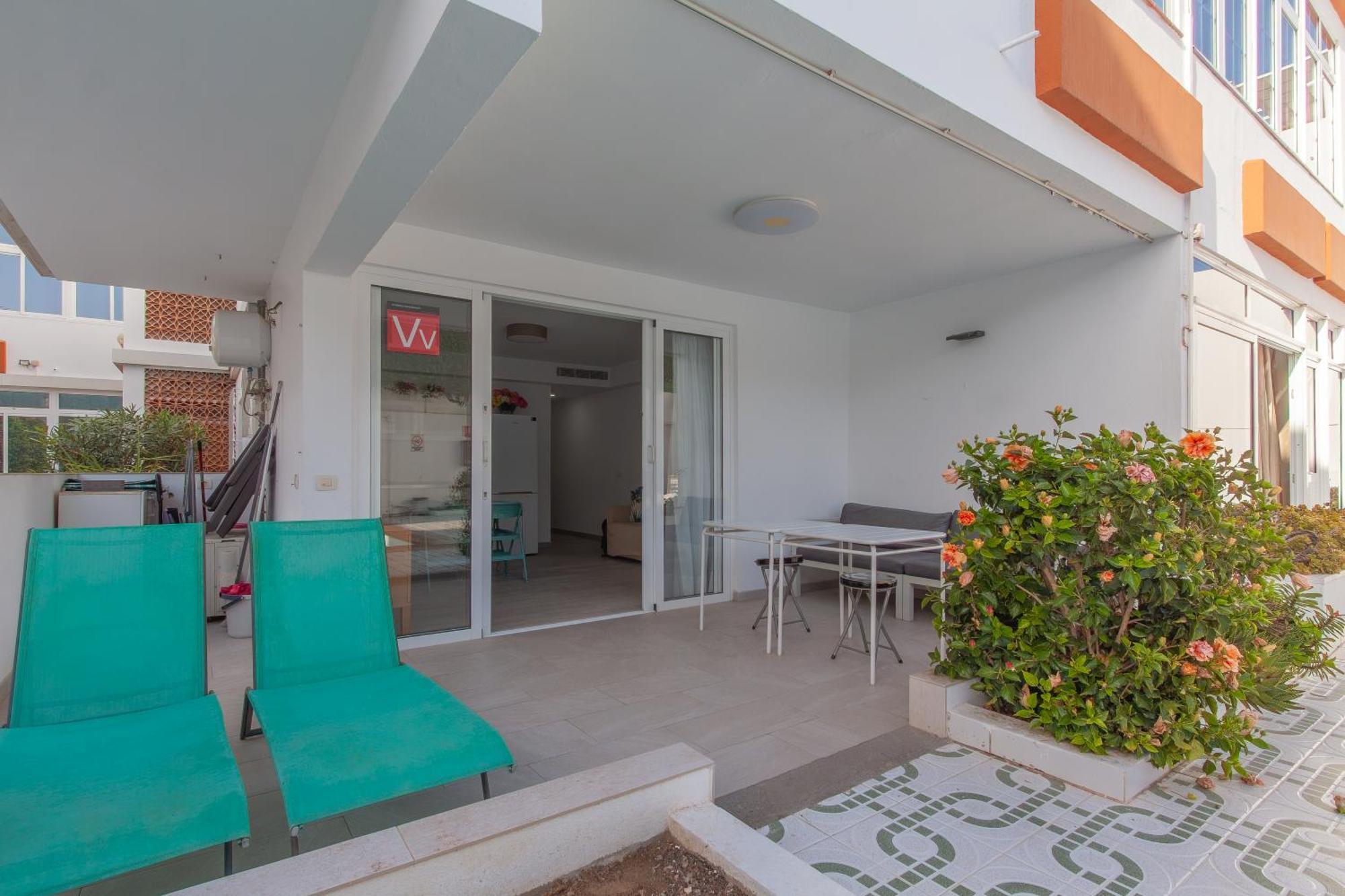 Apartamento Con Terraza Y Piscina En Playa Del Ing Playa del Ingles  Ngoại thất bức ảnh