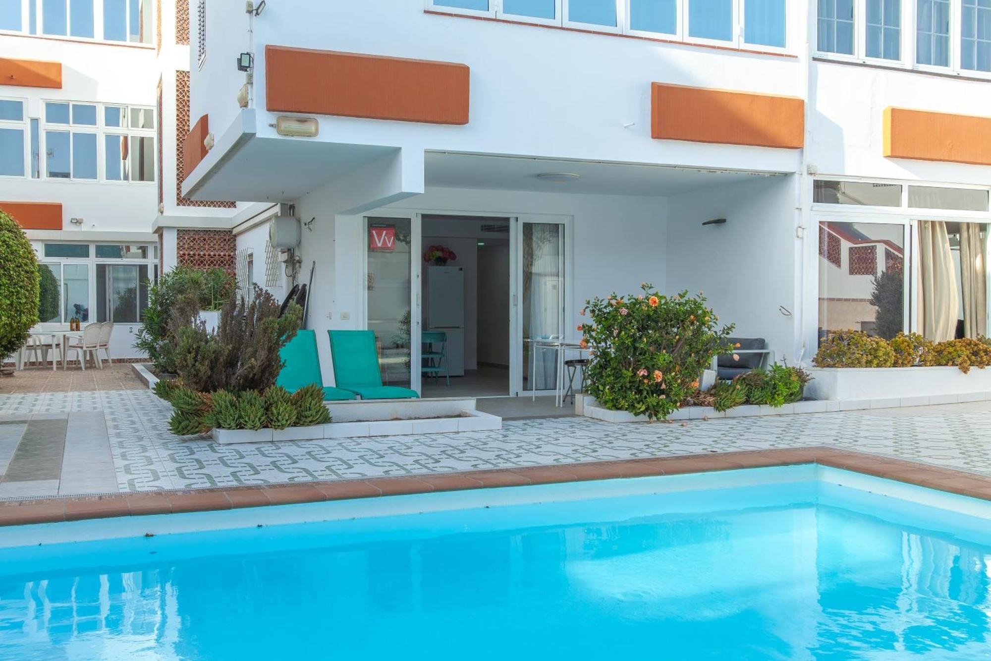 Apartamento Con Terraza Y Piscina En Playa Del Ing Playa del Ingles  Ngoại thất bức ảnh